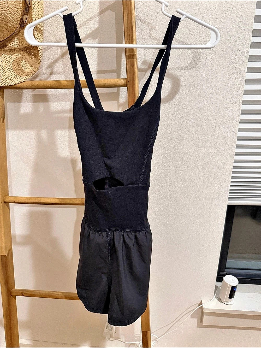 FP Movement Righteous Runsie Black Athletic Romper